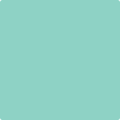 Benjamin Moore's 2039-50 Mermaid Green Paint Color