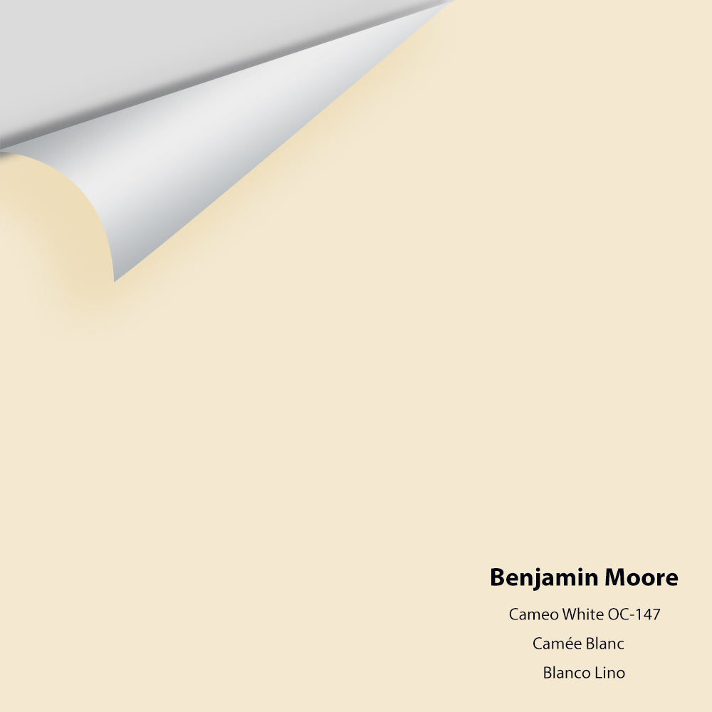 Digital color swatch of Benjamin Moore's Cameo White OC-147 Peel & Stick Sample available at Ricciardi BRothers in PA, DE, & NJ.