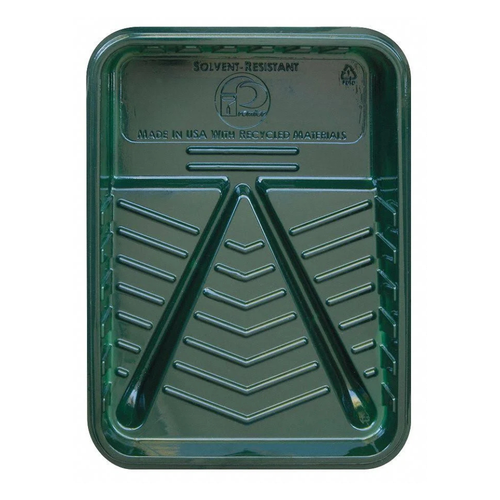 Green Plastic 9" Paint Tray