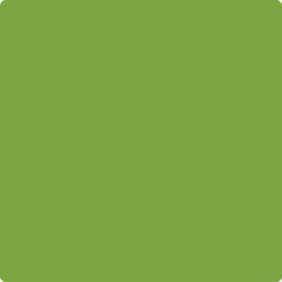 Benjamin Moore's 2028-10 Iguana Green Paint Color