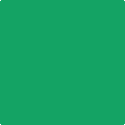 Benjamin Moore's 2037-30 Kelly Green Paint Color