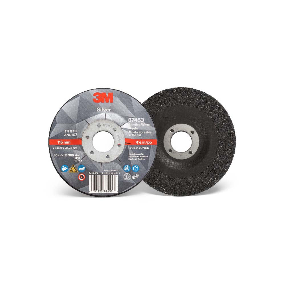 3M™ Silver Depressed Center Grinding Wheel (87453)