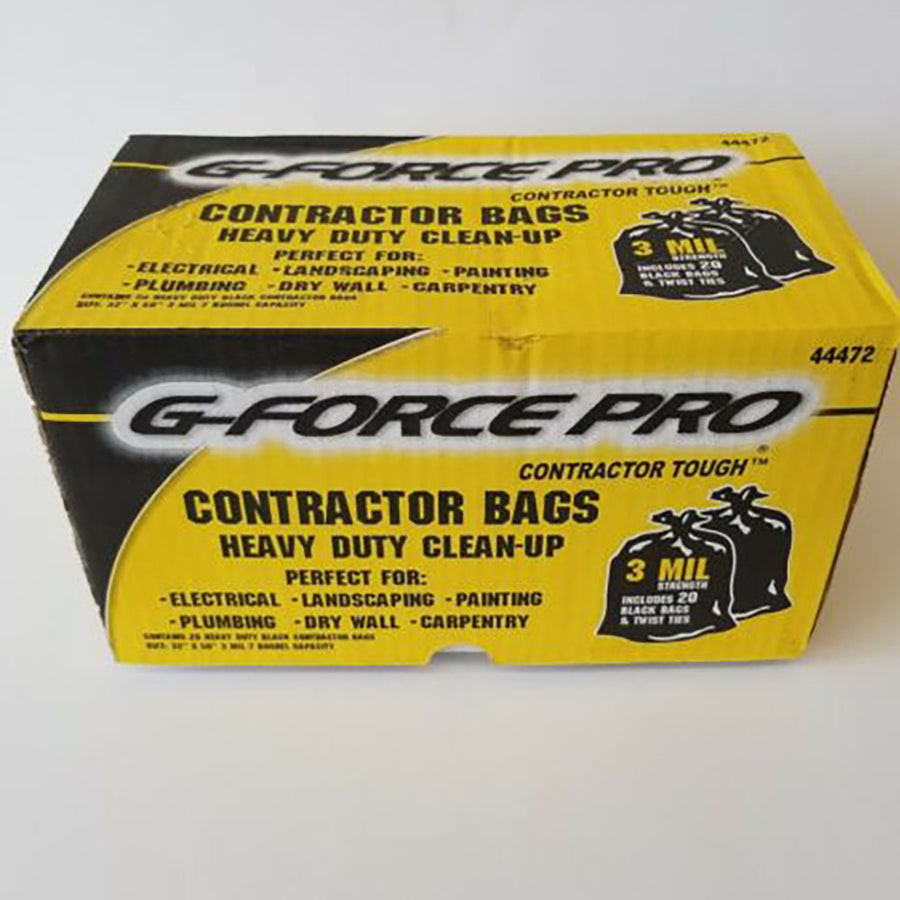 G-Force Pro Heavy Duty Clean-Up Contractor Bags