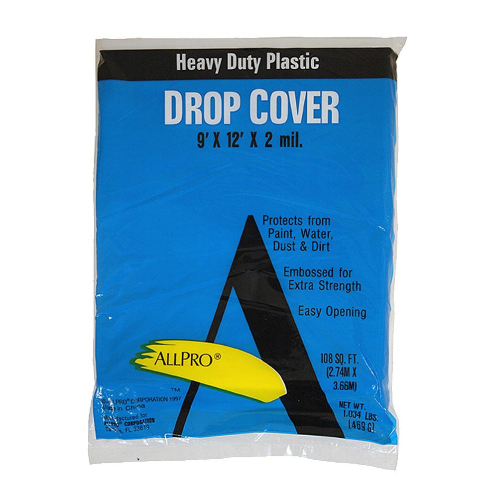 Allpro 9X12 Plastic Drop Cloths